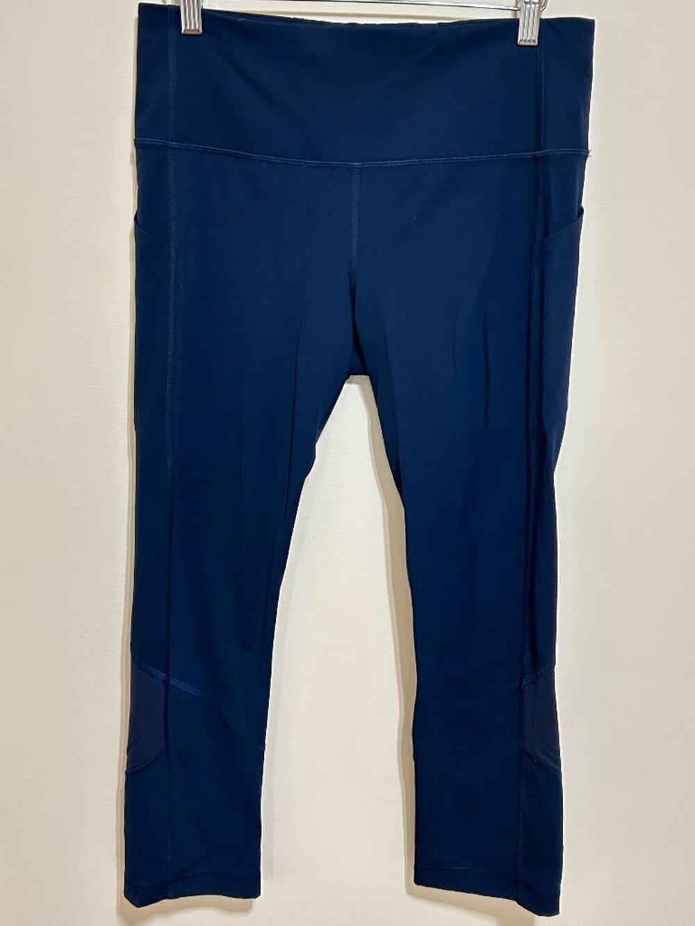 Lululemon Pace Rival High-Rise Crop Athletic Pant Navy Blue Size 8